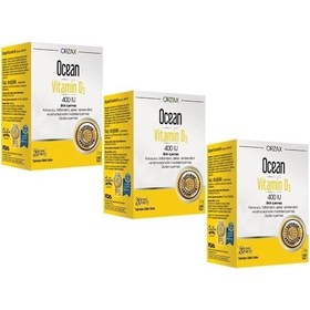 Resim Ocean Vitamin D3 400 IU Sprey 20ML 3 Adet 