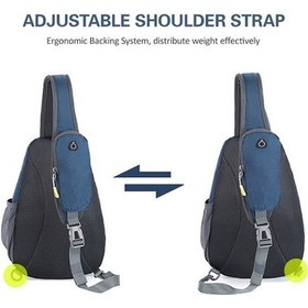 Resim Novahub 10l Multi-purpose Nylon Backpack - Lightweight, Waterproof & Adjustable Shoulder Straps, Blue Ergonomic Design Mavi 