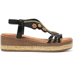 Resim Sandalet Kadın 25y171 Sy Guja Siyah Siyah 