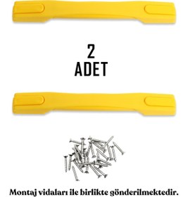 Resim My Valice Valiz Kulbu Valiz Tutacağı Kids Kulp 2 Adet Sarı 