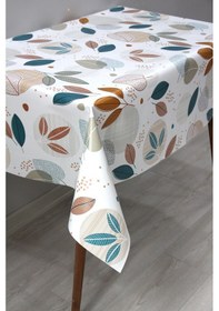 Resim Astarlı Silinebilir Pvc Muşamba Masa Örtüsü 8279-1-beyaz 