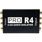 Resim Skyeyyt 4 Yollu Lotus Av Ses Izolatörü 4ch Audio Gürültü Izolatörü Mevcut Ses Ses Ortak Ground Izolatör Filtresini Ortadan Kaldırır (Yurt Dışından) 