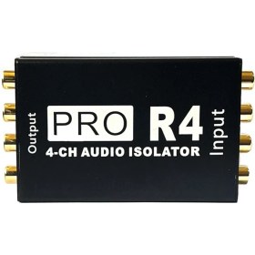 Resim Skyeyyt 4 Yollu Lotus Av Ses Izolatörü 4ch Audio Gürültü Izolatörü Mevcut Ses Ses Ortak Ground Izolatör Filtresini Ortadan Kaldırır (Yurt Dışından) 