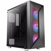 Resim ANTEC Nx320 Argb Tempered Glass Mid Tower Oyuncu Bilgisayar Kasası Siyah 
