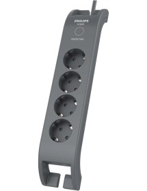 Resim Spn3140a/62 2 Metre 900j 4'lü Akım Korumalı Priz Siyah 