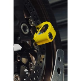 Resim Motobros Çelik Disk Kilidi - Alarm & Hatırlatma Kablolu, Yüksek Sesli - Motosiklet Güvenlik 