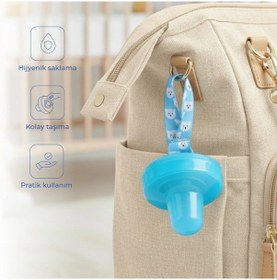 Resim Babyjem Emzik Saklama Kabı Mavi 5642 