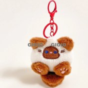 Resim Silver1 Peluş Karikatür Anahtarlık Kolye Küçük Hediye Bebek Kolye Çanta Çekicilik Aksesuarları (Yurt Dışından) 