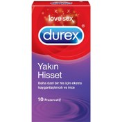 Resim Durex Prezervatif Yakın Hisset 10'Lu 