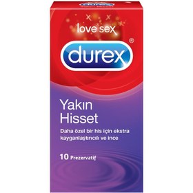 Resim Durex Prezervatif Yakın Hisset 10'Lu 
