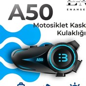 Resim HALL BREATHE Yüksek Kalite Bluetooth V5.3 Motosiklet Kask Kulaklık Renkli İntercom Seti 