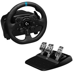 Resim Logitech G G923 PS5 PS4 ve PC ile Uyumlu Yarış Direksiyonu ve Pedalları - Siyah 