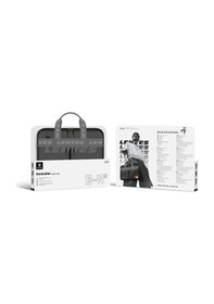 Resim Lenyes Lb590 500d Kumaş Su Geçirmez 13-14 İnç Laptop Çantası Gri 