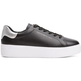 Resim Tommy Hilfiger Kadın Siyah Sneaker 