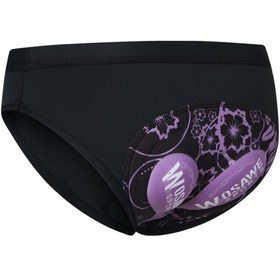 Resim Kadın Bisiklet İç Çamaşırı Jel Dolgulu Bisiklet Şortu Mtb Bisiklet Külotu Alt Şort Siyah 