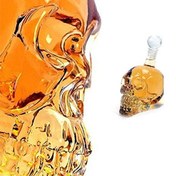 Resim Evimdeyokyok Crystal Head Kuru Kafa Cam Şişe 