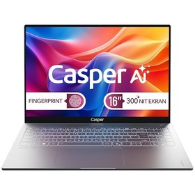 Resim Casper Nirvana S200.255H-BF00X-G-F Ultra 7-255H 16 GB 1 TB SSD 15.6" Free Dos Dizüstü Bilgisayar 