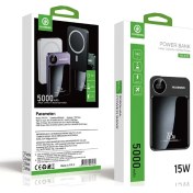 Resim Yk Desing 5.000 Mah 22,5W Kablosuz Şarjlı Pd Hızlı Şarj Mini Powerbank 