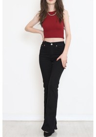 Resim Mokashopin - İspanyol Paça Kot Pantolon Siyah1 - 17274.1431. 001 