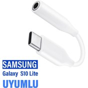 Resim EXENAR TYPE-C Kulaklık Çevirici AUX Samsung Galaxy S10 Lite Kulaklık AUX Dönüştürcü 