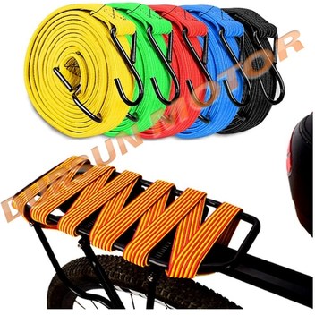 Motosiklet Bagaj Lastiği 9mm-100cm Kırmızı