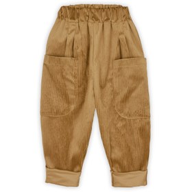 Resim Camel Kadife Boyfriend Pantolon - 3 Yaş 
