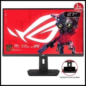 Resim Asus Rog Strıx XG279CNS 27" 0.3ms, 380hz, Full Hd, Dp, Hdmı, Usb-C, Fast IPS Led, Elmb Sync Premium, Gamıng Monitör 