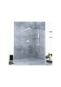 Resim Tekno Duş Silver Tetra 6mm Şeffaf Cam Seperatör Duşakabin Şeffaf 