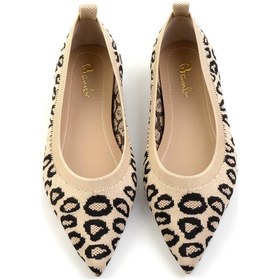Resim Bej Leopar Kadın Babet K013270 