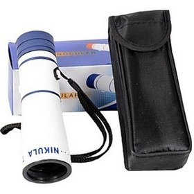 Resim 7x35 Dürbün Avuç I Çi Monoküler Tek Göz Küçük Kaliteli Av Dürbünü Açık Sarı 