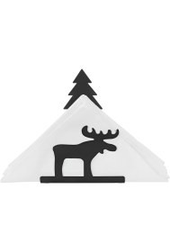 Resim Hvn Group Metal Çam Ağacı Geyik Peçetelik, Metal Peçetelik 