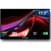 Resim Verbatim Pmt-17 17.3" 60hz 6ms Hdmı+usb-c Hdr Fullhd Freesync Ips Taşınabilir Dokunmatik Monitör 