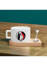 Resim Bk Gift Kişiye Özel İsimli Avukat Tasarımlı-12, Ahşap Altlıklı Seramik Fincan, Meslek Hediyesi, Yeni İş Hediyesi Kobitmeyen137921 Bk Gift 