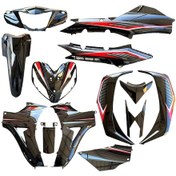 Resim Kuba Ege Kaporta Seti Siyah Boyalı Aksam 