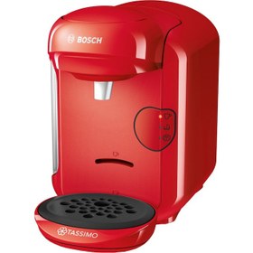 Resim Bosch Tassimo Vivy II TAS1407 Espresso Makinesi, 1300w, 3.3 bar, 0.7 l, Kendi Kendini Temizleme + Kireç Çözme, Kapsüller, Krem, Pembe - Kırmızı 