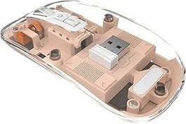 Resim GETBSTOOP Bluetooth kablosuz fare üç modlu taşınabilir fare çift BT+2.4 GHz 2400 DPI ayarlanabilir oyun kablosuz fare şarj edilebilir pil ekran USB alıcısı ile dizüstü bilgisayar/Mac/iPad/Chromebook 