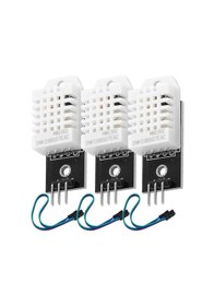 Resim Arduino Ve Raspberry Pi İçin Kablolu 3 Paket Dht22 Am2302 Sıcaklık Ve Nem Sensörü Modülü Ebook Dahil 