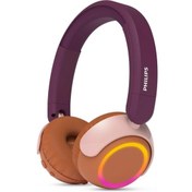 Resim Philips Kablosuz Kulak Üstü Çocuk Kulaklığı - Macenta 