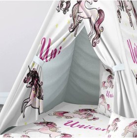 Resim instababyrooms Çocuk Oyun Çadırı Unicorn Dijital Baskılı 