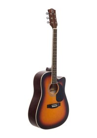 Resim Strauss SA-220 SB Elektro Akustik Gitar - Natural 