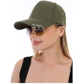 Resim Unisex Piercing Haki Şapka Haki 