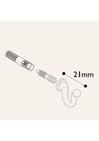 Resim Gürçayhırdavat Dekoratif Kanca Askı (4 Adet) 