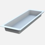 Resim Adilon Kaşıklık 157 mm Tek Bölme Beyaz 