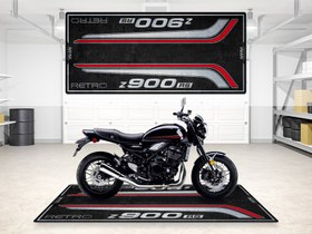 Resim Z900 RS İçin Tasarlanmış Motosiklet Matı - MM7415 - Standart / 260cm x 120cm 