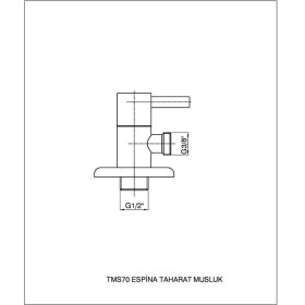 Resim GPD Espina Taharet Musluğu TMS70 