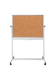 Resim 120X140 Mobil Ayaklı Tek Taraflı Mantar Pano+Ayak 