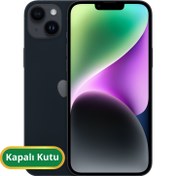 Resim Apple iPhone 14 Plus YD Sıfır Kapalı Kutu | 128 GB Siyah 