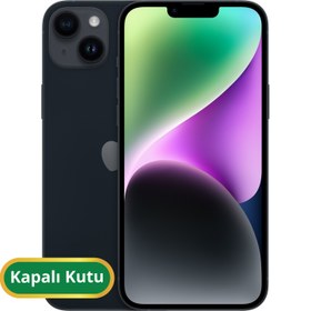 Resim Apple iPhone 14 Plus YD Sıfır Kapalı Kutu | 128 GB Siyah 