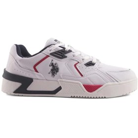 Resim U.S. Polo Assn. 4w Denver 4pr Erkek Spor Ayakkabı A101812231 Beyaz/lacı/kırmızı 