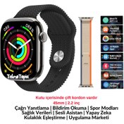 Resim Teknotopia HK10 Pro Max Akıllı Saat Gen5 2.02inç Amoled Ekran Bluetooth ChatGPT Android Ios Uyumlu 